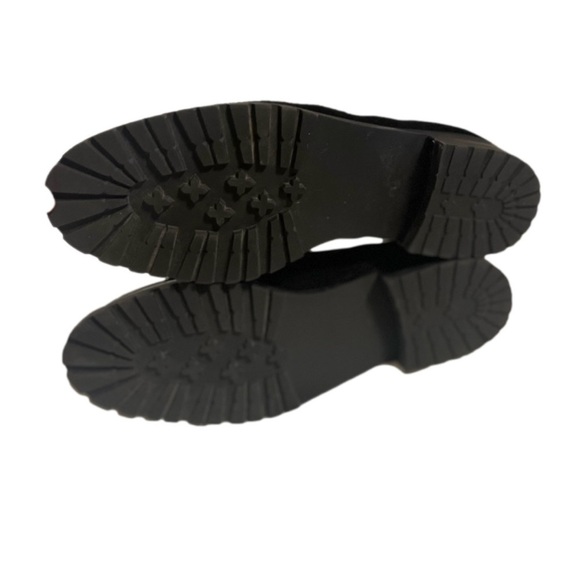 𝅺Talbots Cassidy Black Suede Loafer Sherpa Lined, Size 8 - Picture 7 of 7